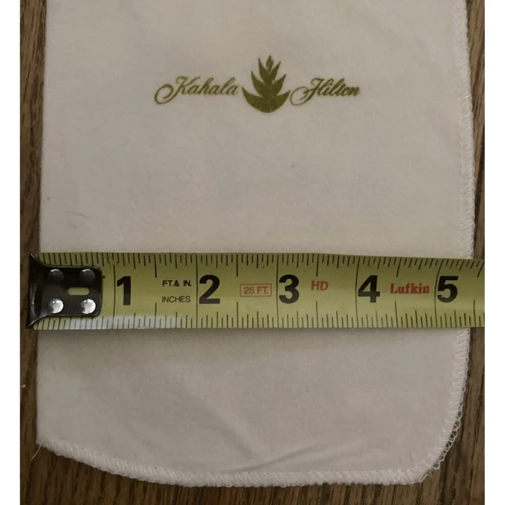 Vintage Branded Shoe Shine Cloth Mitt Kahala Hilton Hotel Hawaii